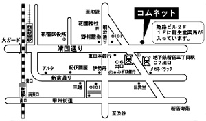 �R���l�b�g���Ȉ�@ �ւ̒n�}