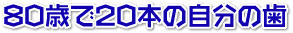 80΂20{̎̎